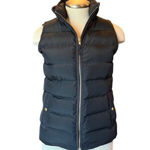 J.‎ Crew Down Puffer Vest Black Size Small
